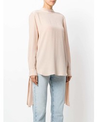 Equipment Tied Neck And Sleeve Blouse