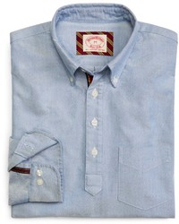 Brooks Brothers Solid Oxford Popover Sport Shirt