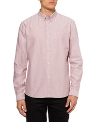 A.P.C. Button Down Collar Cotton Oxford Shirt