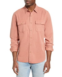 Frame Classic Fit Double Pocket Button Up Shirt