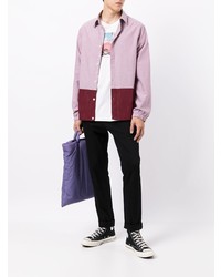 SPORT b. by agnès b. Colour Block Cotton Shirt