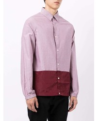 SPORT b. by agnès b. Colour Block Cotton Shirt