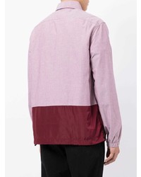 SPORT b. by agnès b. Colour Block Cotton Shirt