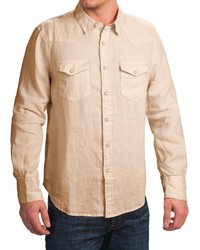 True Grit Luxe Linen Shirt Long Sleeve