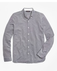 Brooks Brothers Oxford Knit Button Down Shirt