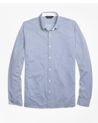 Brooks Brothers Oxford Knit Button Down Shirt