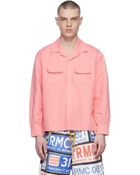 Rhude Pink Button Up Shirt