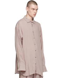 Ludovic De Saint Sernin Pink Cotton Shirt