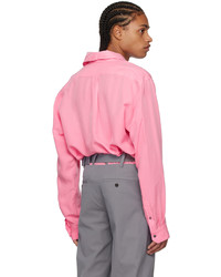 Y/Project Pink Double Collar Shirt