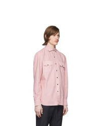 Eidos Pink Dyed Western Shirt