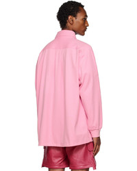 Jacquemus Pink La Chemise Machou Shirt