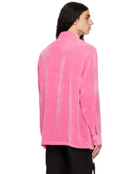 Jacquemus Pink Le Papier La Chemise Tombolo Shirt