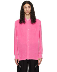Jacquemus Pink Le Papier La Chemise Tombolo Shirt