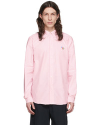 Ps By Paul Smith Pink Organic Cotton Shirt