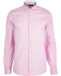 River Island Pink Oxford Shirt
