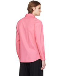 Moschino Pink Patch Shirt