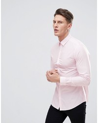 New Look Poplin Shirt In Pink
