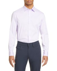 Emporio Armani Slim Fit Stretch Solid Button Up Shirt