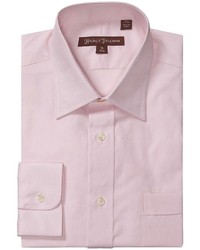 Hickey Freeman Solid Oxford Dress Shirt Long Sleeve