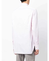 Kiton Spread Collar Cotton Shirt