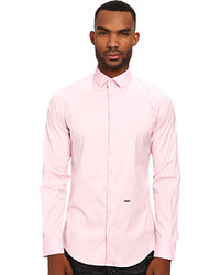DSQUARED2 Stretch Poplin Button Up Long Sleeve Button Up