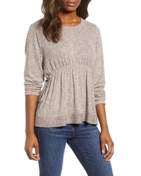 Caslon Cozy Peplum Top