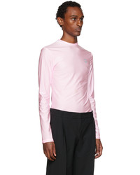 Coperni Pink Sculptural Long Sleeve T Shirt