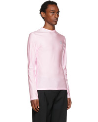 Coperni Pink Sculptural Long Sleeve T Shirt