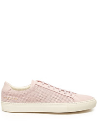 Common Projects Achilles Low Top Perforated Leather Trainers