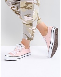 Converse Chuck Taylor Low Trainers In Pink