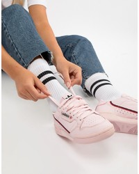 adidas Originals Continental 80s Trainers In Pink