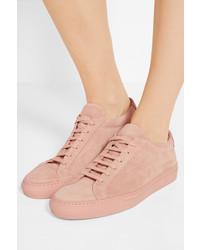 Common Projects Original Achilles Suede Sneakers Pastel Pink