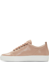 Lanvin Pink Leather Sneakers
