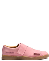Acne Studios Triple Low Top Brushed Leather Trainers