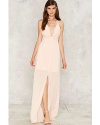 Factory Cecily Plunging Maxi Dress