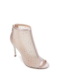 Pink Mesh Ankle Boots