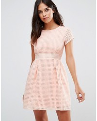 Wal G Mesh Skater Dress