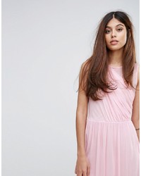 Warehouse Occasion Mesh Wrap Dress