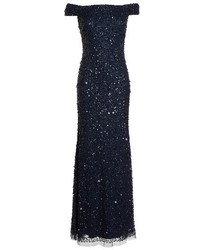 Adrianna Papell Sequin Mesh Gown