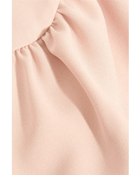Stella McCartney Andrea Stretch Crepe Midi Dress Pastel Pink