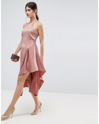 Asos Cami Soft Drape Asymmetric Midi Dress