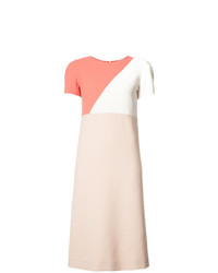 Agnona Colour Block Midi Dress