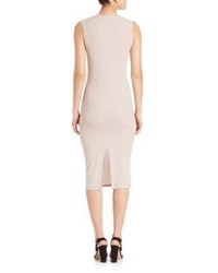 ATM Anthony Thomas Melillo Sleeveless Henley Midi Dress