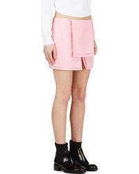 Jacquemus Pink Number 61 Tiered Slit Skirt