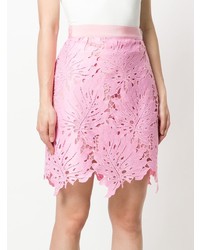 MSGM Leaf Patch Mini Skirt