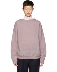 Acne Studios Pink Mohair Dramatic Sweater
