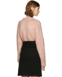 Carven Pink Mohair Sweater