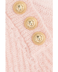 Balmain Turtleneck Pullover With Embossed Buttons