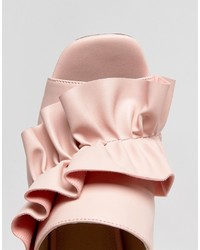 Asos Talent Scout Ruffle Mules