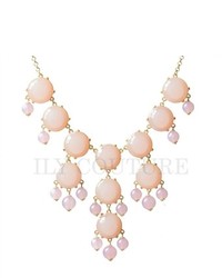 Ily Couture Soft Pink Bubble Necklace